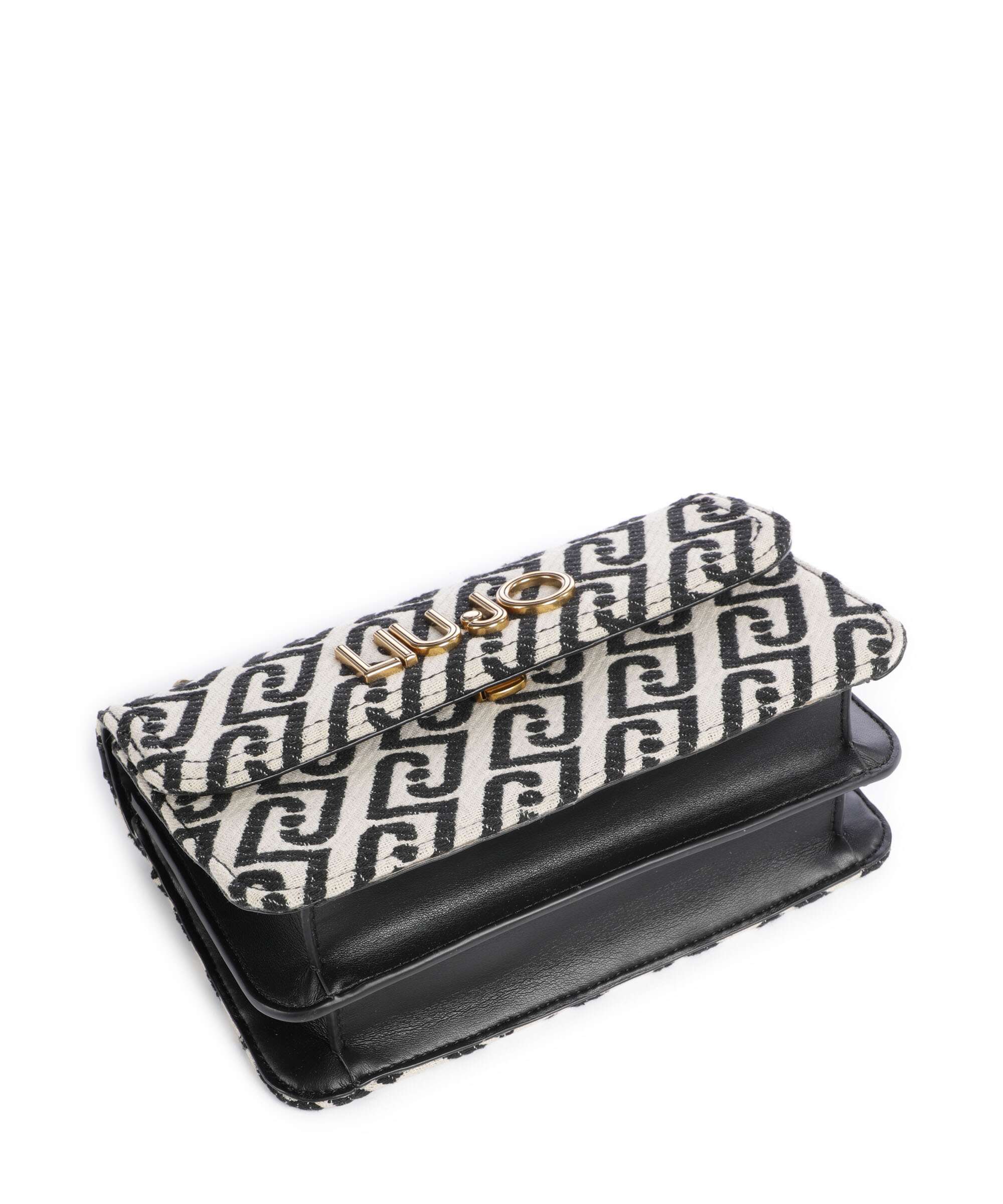 Kabelka Liu Jo Shaula M crossbody čierna/biela - Image 5