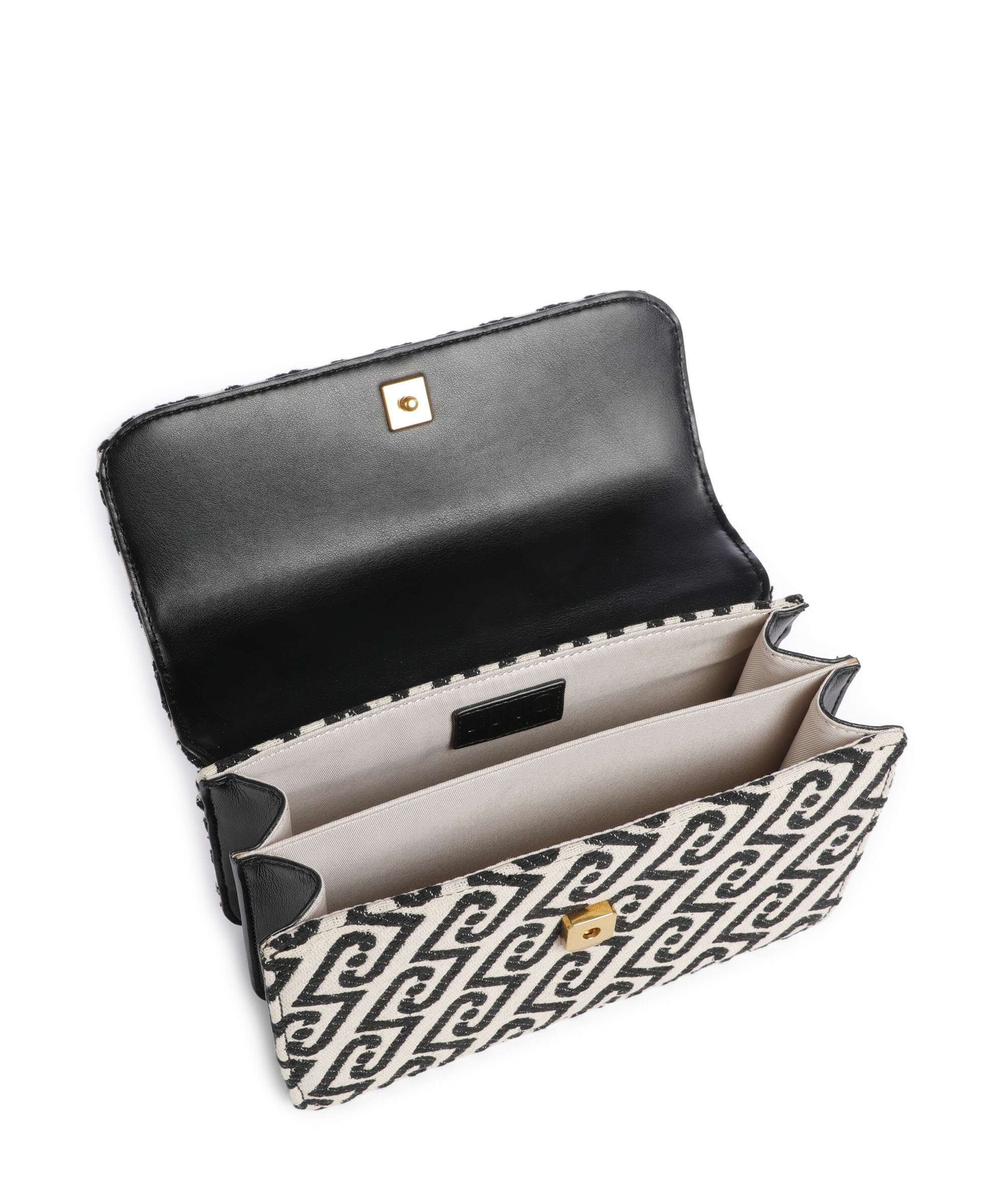 Kabelka Liu Jo Shaula M crossbody čierna/biela - Image 6